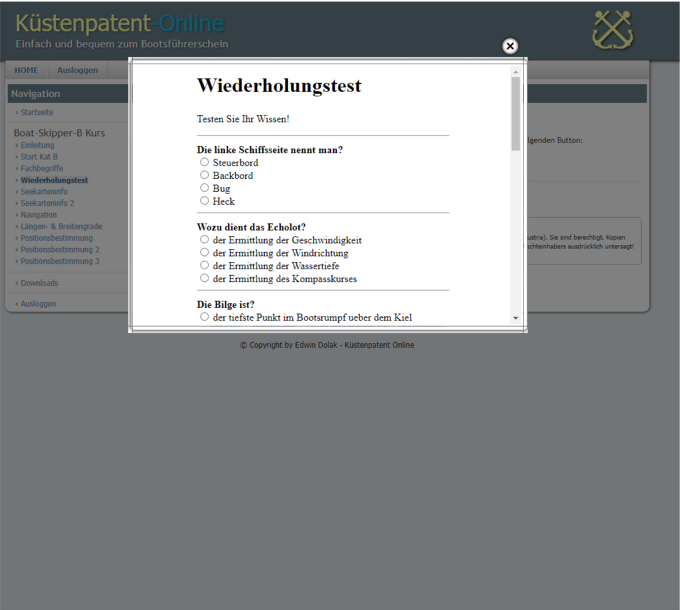 Testfragen